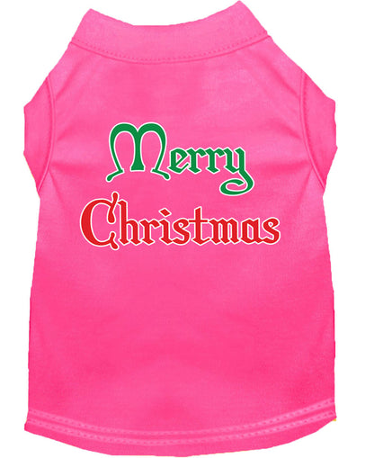 Christmas Pet Shirt, "Merry Christmas"