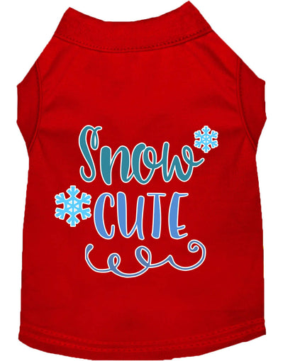 Christmas Pet Shirt "Snow Cute"