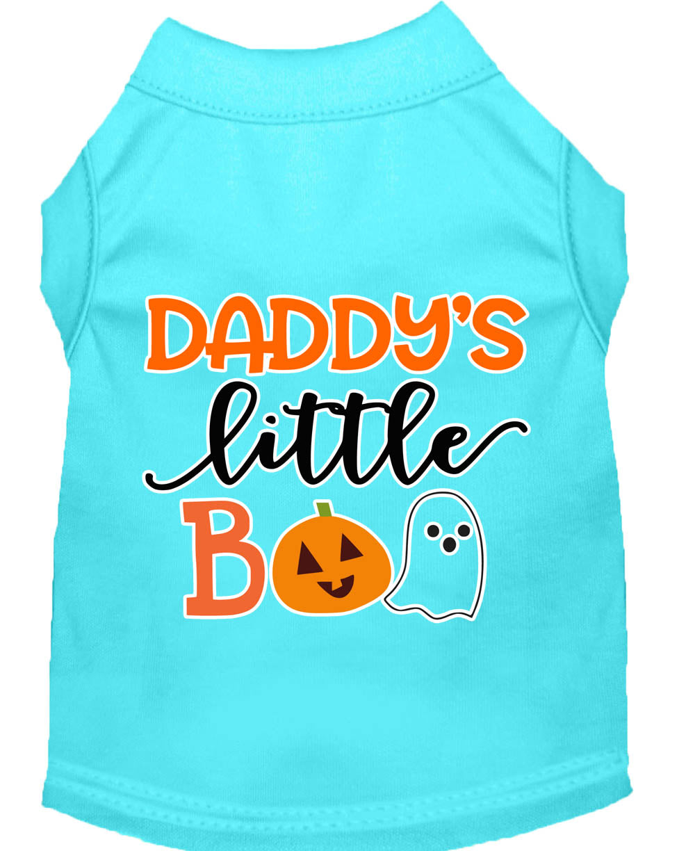 Halloween Pet Dog & Cat Shirt Screen Printed, "Daddy's Little Boo"