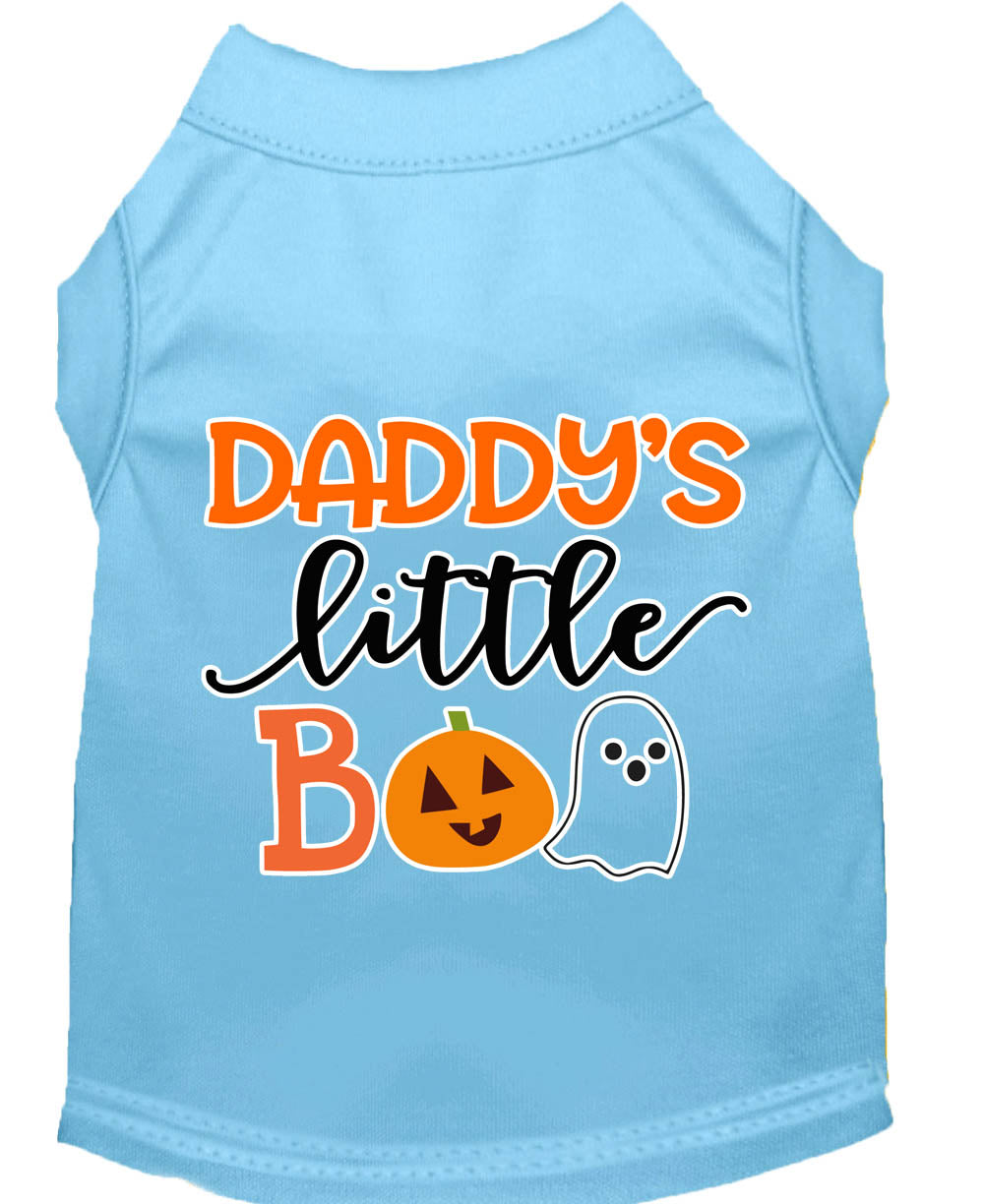 Halloween Pet Dog & Cat Shirt Screen Printed, "Daddy's Little Boo"