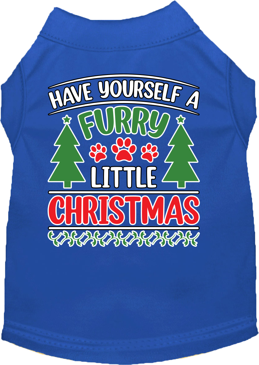Christmas Pet Dog & Cat Shirt, "Have Yourself A Furry Little Christmas"