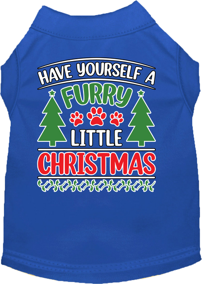 Christmas Pet Dog & Cat Shirt, "Have Yourself A Furry Little Christmas"