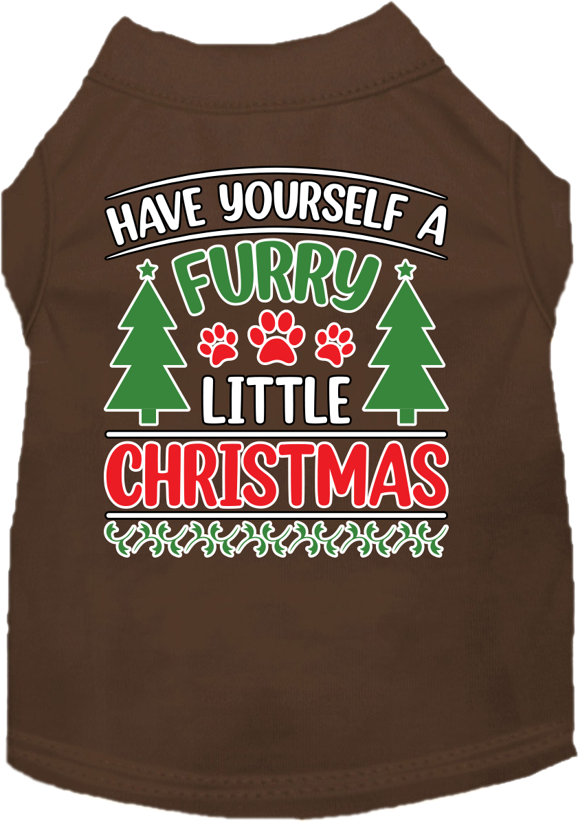 Christmas Pet Dog & Cat Shirt, "Have Yourself A Furry Little Christmas"