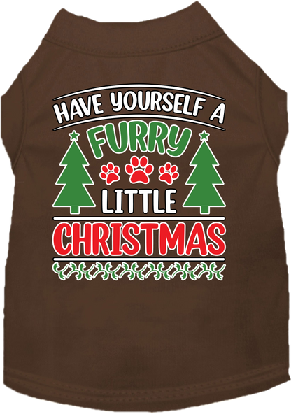 Christmas Pet Dog & Cat Shirt, "Have Yourself A Furry Little Christmas"