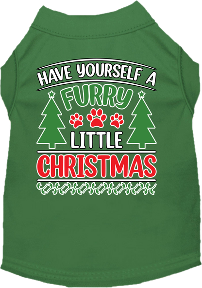 Christmas Pet Dog & Cat Shirt, "Have Yourself A Furry Little Christmas"