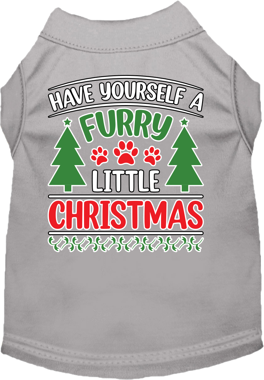 Christmas Pet Dog & Cat Shirt, "Have Yourself A Furry Little Christmas"