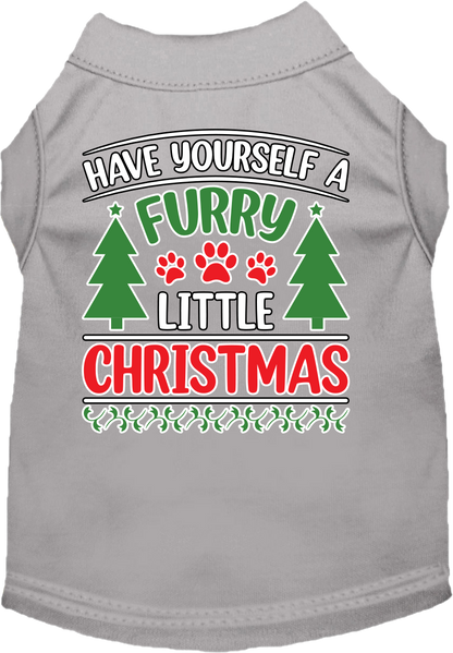 Christmas Pet Dog & Cat Shirt, "Have Yourself A Furry Little Christmas"