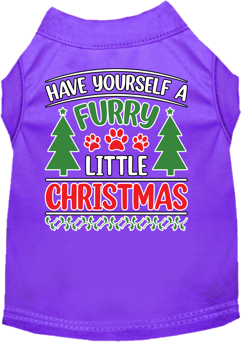 Christmas Pet Dog & Cat Shirt, "Have Yourself A Furry Little Christmas"