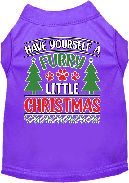 Christmas Pet Dog & Cat Shirt, "Have Yourself A Furry Little Christmas"