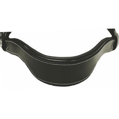 Henri de Rivel Pro Mono Crown Fancy Bridle with Patent Leather Piping and Laced Reins