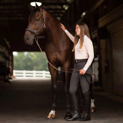Henri de Rivel Stress Free Halter With Fancy Contrast Stitching