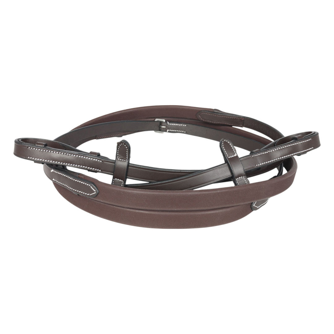 Henri de Rivel GripX Dress Rubber Reins 5/8" width 54" length