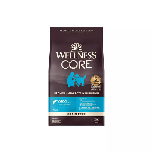 Wellness Core Adult Grain Free Ocean Whitefish, Herring and Salmon Dog Food