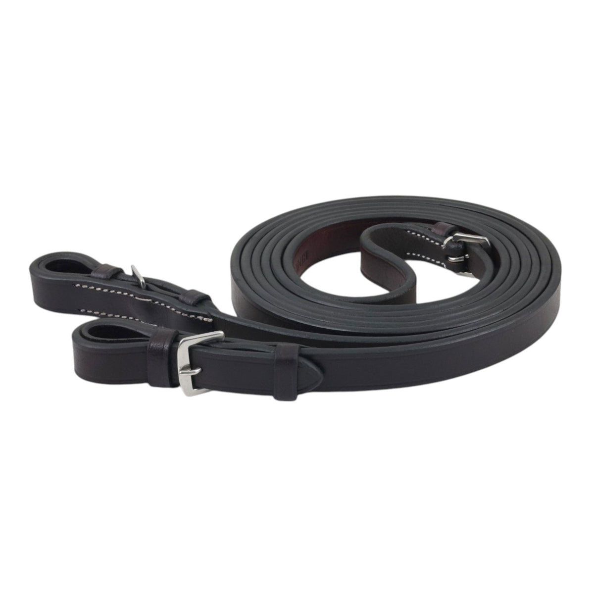 Henri de Rivel Direct Reins Pro Leather with Nylon Stitching 58"