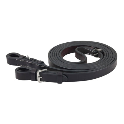 Henri de Rivel Direct Reins Pro Leather with Nylon Stitching 58"