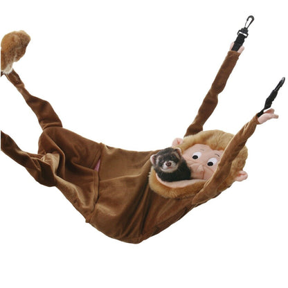Marshall Pet Products Ferrets Hangin Monkey Hammock Brown