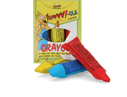Duckyworld Yeowww! Catnip Crayon 3 pack