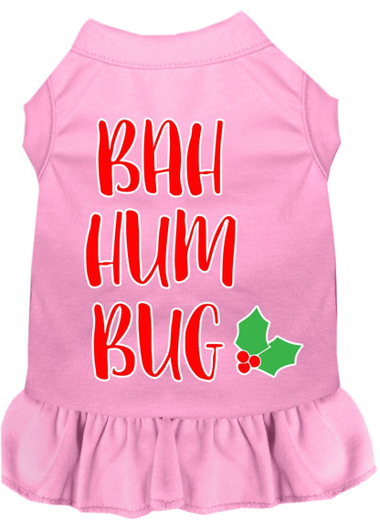Christmas Pet Dress Screen Printed, "Bah Humbug"