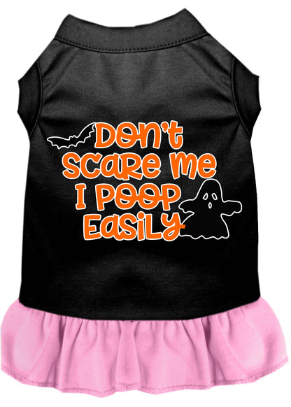 Halloween Pet Dress "Don't Scare Me, I Poop Easily"