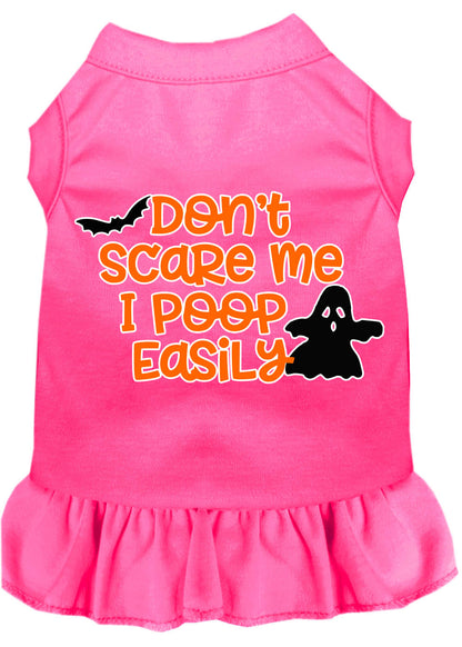Halloween Pet Dress "Don't Scare Me, I Poop Easily"