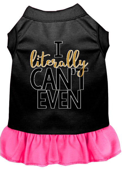 Pet Dress "I Literally Can't Even"