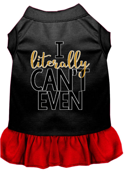 Pet Dress "I Literally Can't Even"