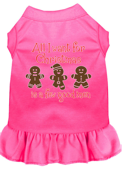 Christmas Pet Dress, "All I Want For Christmas Is A Few Good Men"