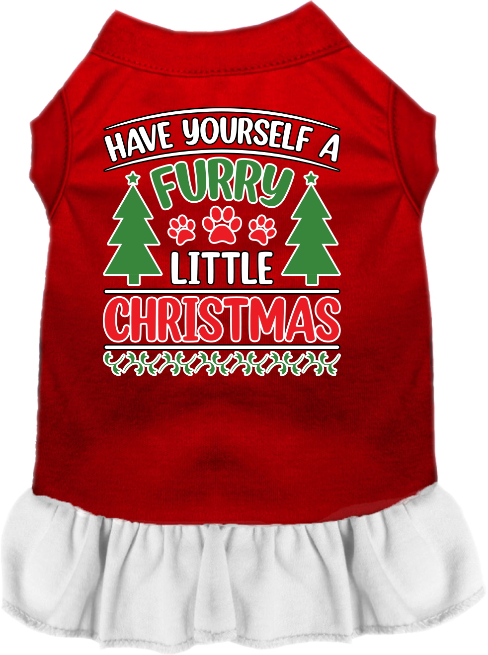 Christmas Pet Dress "Have Yourself A Furry Little Christmas"