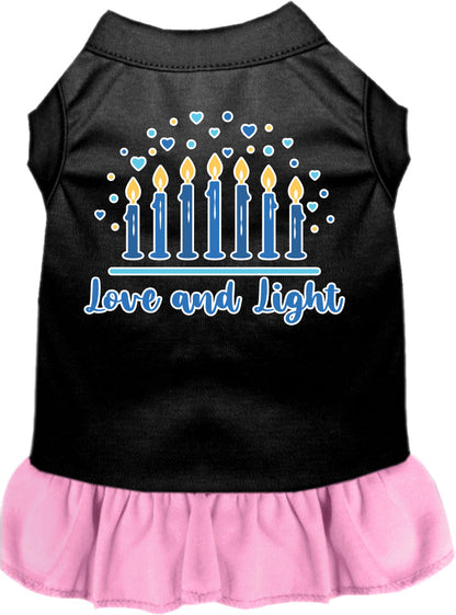 Hanukkah Pet Dress "Love and Light"