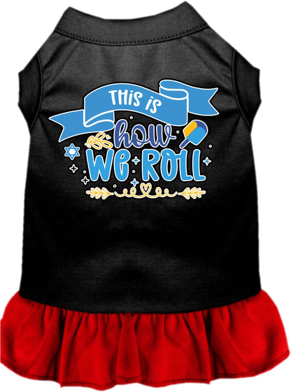 Hanukkah Pet Dress "This Is How We Roll"