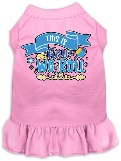 Hanukkah Pet Dress "This Is How We Roll"