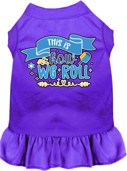 Hanukkah Pet Dress "This Is How We Roll"