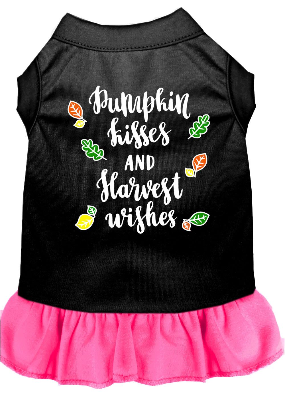 Pet Dress "Pumpkin Kisses and Harvest Wishes"