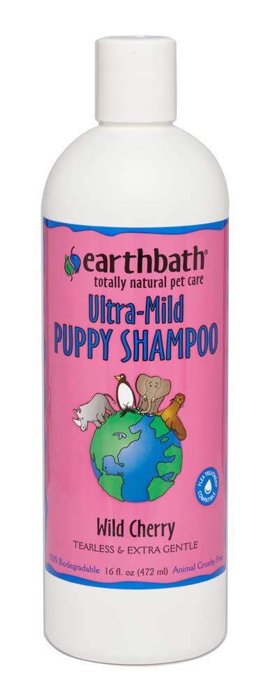 earthbath Ultra-Mild Puppy Shampoo Wild Cherry 16oz