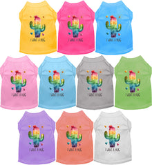 Dog Shirt for Pets "Cactus Want a Hug"