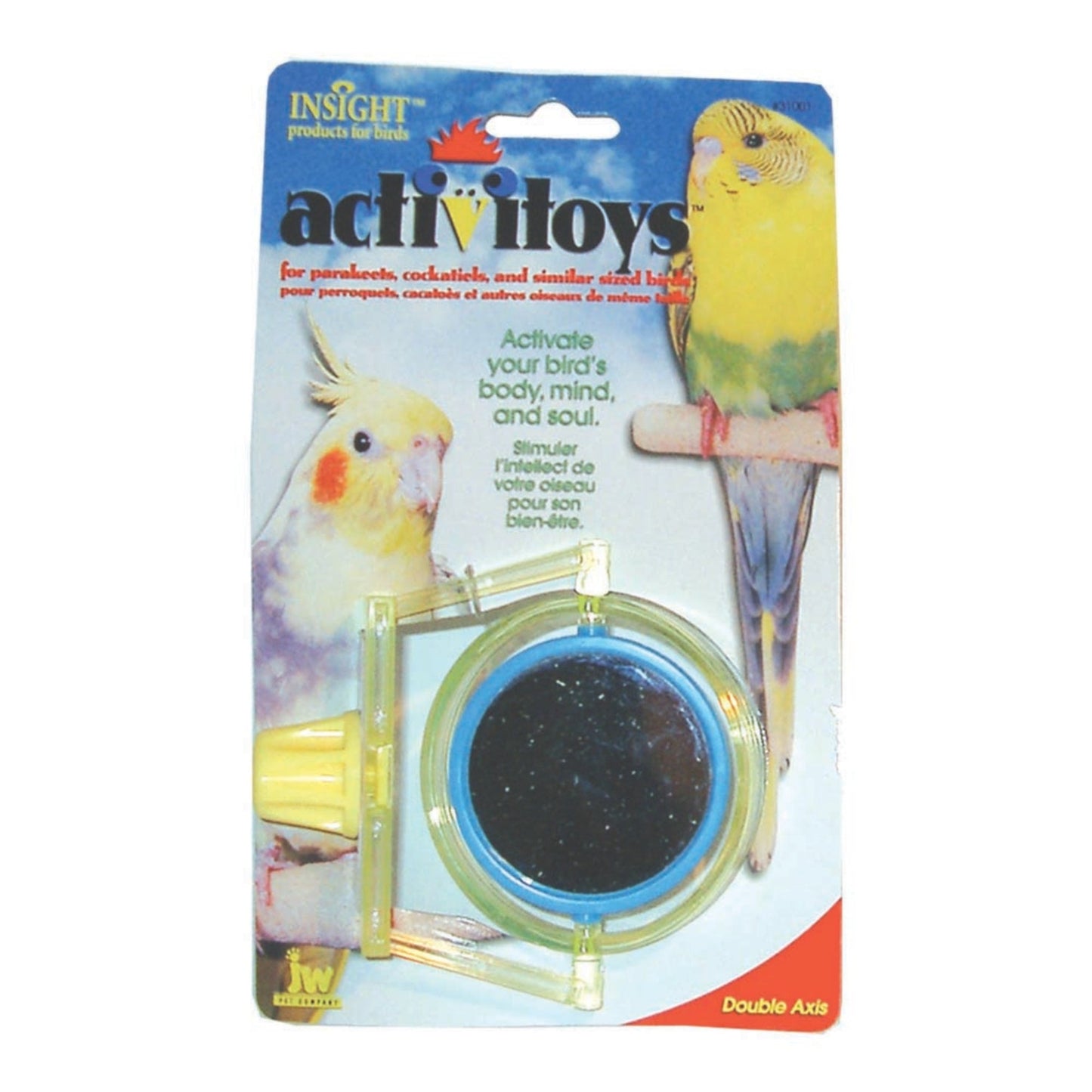 JW Pet ActiviToy Double Axis Bird Toy Multi-Color 1ea/One Size