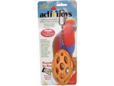 JW Pet ActiviToy Nutcase Bird Toy Orange; Silver Large