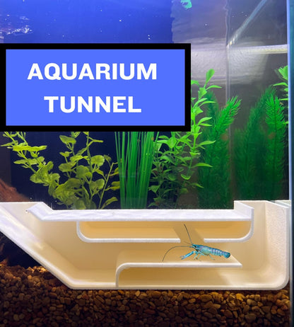 Chatelet REEFSHAPE Aquarium X-Large Underground Tunnel | Fish & Shrimp Hideout for Aquariums | Unique Underground Viewing Tunnel | 9.75" X 2.5" | Made in USA (XL)