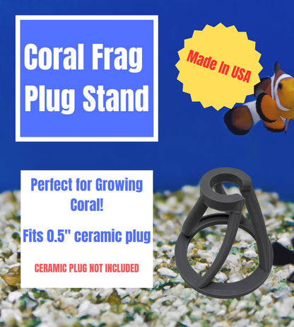 Chatelet REEFSHAPE Coral Frag Plug Stand for Coral Stability | 5 Pack Aquarium Substrate Frag Holder | Coral Protector Inserts | Made in USA