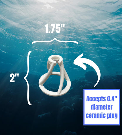 Chatelet REEFSHAPE Coral Frag Plug Stand for Coral Stability | 5 Pack Aquarium Substrate Frag Holder | Coral Protector Inserts | Made in USA