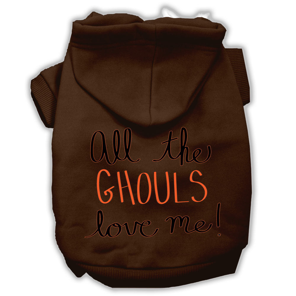 Halloween Pet Hoodie "All The Ghouls Love Me"