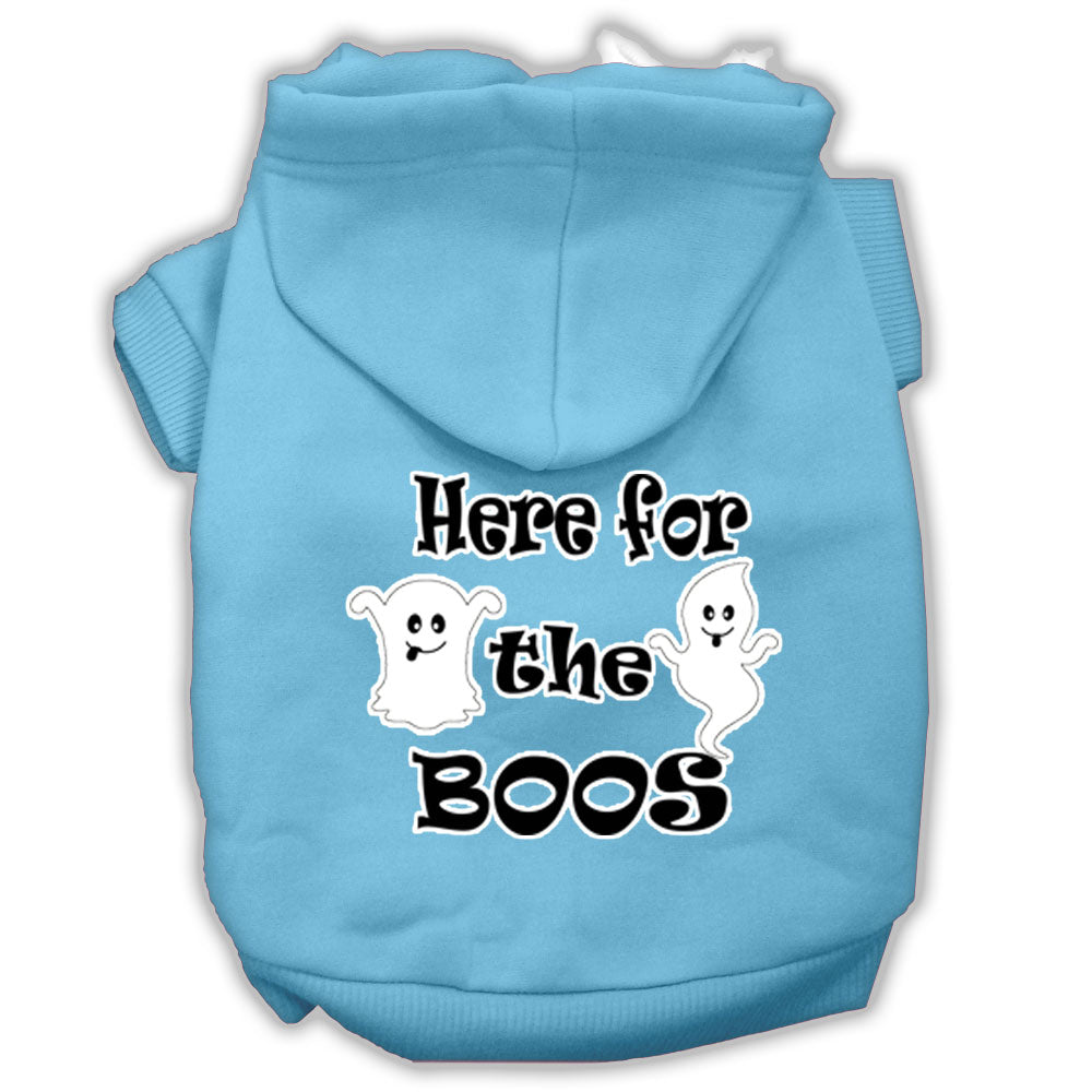 Halloween Pet Hoodie "Here For The Boos"