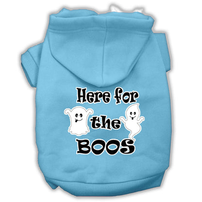 Halloween Pet Hoodie "Here For The Boos"