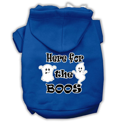 Halloween Pet Hoodie "Here For The Boos"