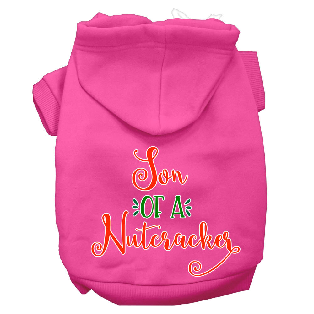 Christmas Pet Hoodie Screen Printed, "Son Of A Nutcracker"