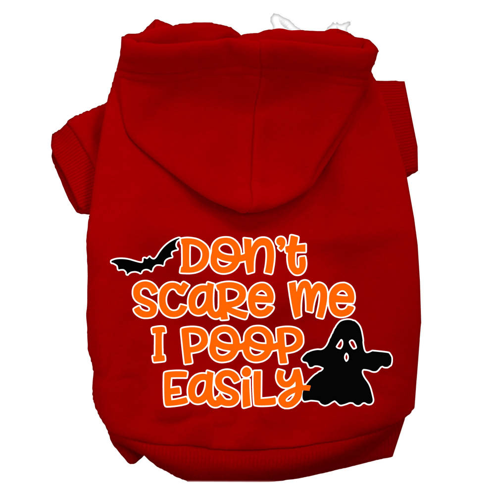 Halloween Pet Hoodie "Don't Scare Me, I Poop Easily"