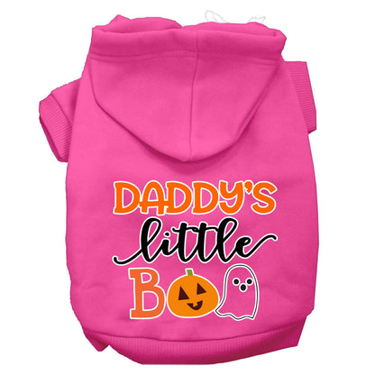 Halloween Pet Hoodie "Daddy's Little Boo"