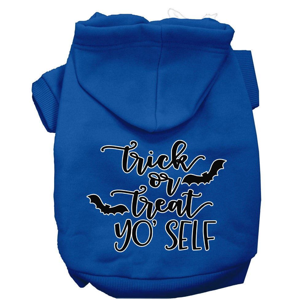 Halloween Pet Hoodie Screen Printed, "Trick Or Treat Yo' Self"