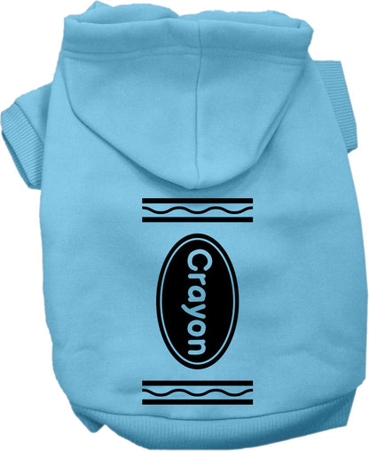 Halloween Pet Hoodie "Crayon Costume"