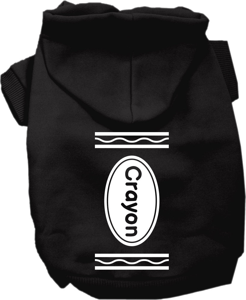 Halloween Pet Hoodie "Crayon Costume"